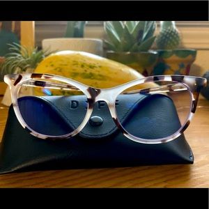 DIFF Eyewear - Jade Cream Tortoise Blue Light